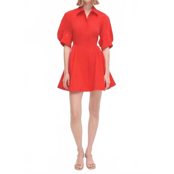 NEW SIMKHAI women´s jazzie dress in red